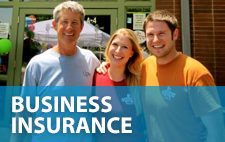 Happy family with Business Insurance